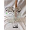 Image 1 : 2 VINTAGE (PERFECT SEAL) WIRE TOP CANNING SEALERS WITH ONE GLASS TOP.