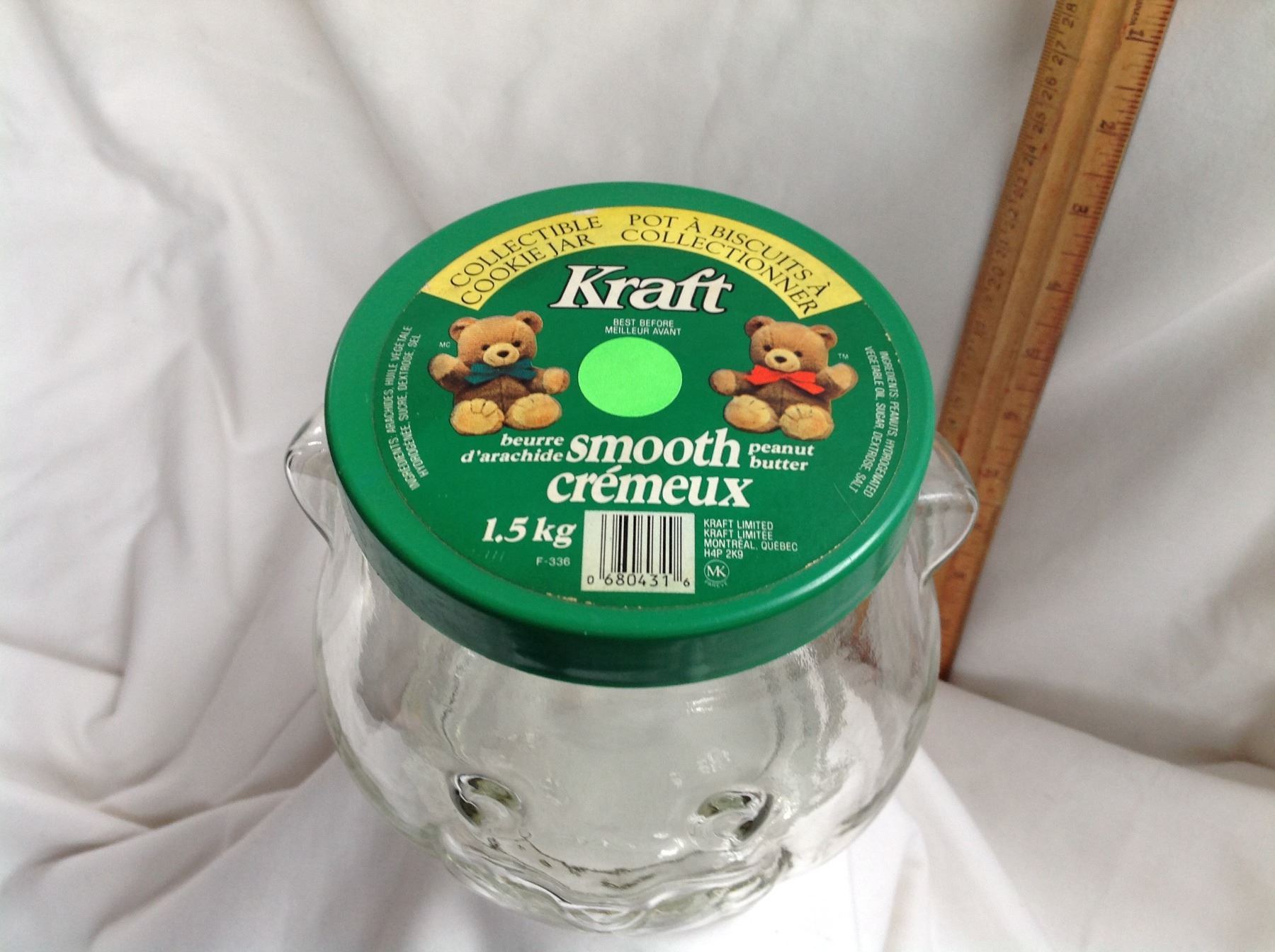 COLLECTOR BEAR HEAD JAR. KRAFT SMOOTH PEANUT BUTTER Schmalz Auctions