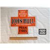 Image 1 : JOHN BULL TYRES, HEAVY PORCELAIN SIGN ON STEEL (REPRODUCTION)