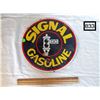Image 1 : SIGNAL GO GASOLINE – HEAVY METAL PORCELAIN SIGN ( REPRODUCTION)