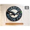 Image 1 : GASCO MOTOR FUEL – HEAVY METAL PORCELAIN SIGN (REPRODUCTION)