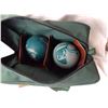 Image 1 : BOWLING BAG WITH 2 BOWLING BALLS. (5- PIN)