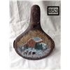 Image 1 : OLD SPRING BIKE SEAT WITH PAINTED PICTURE ON THE SEAT