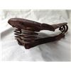 Image 3 : OLD SPRING BIKE SEAT WITH PAINTED PICTURE ON THE SEAT