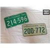 Image 1 : 1969 & 1970 SASKATCHEWAN LICENCE PLATES
