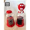 Image 1 : M&M DISPENSER & DOUBLE BUBBLE GUM DISPENSER.(PLASTIC)