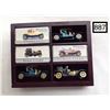 Image 1 : 6 HIGH SPEED CARS. 3 IN BOXES AND WOODEN DISPLAY CASE