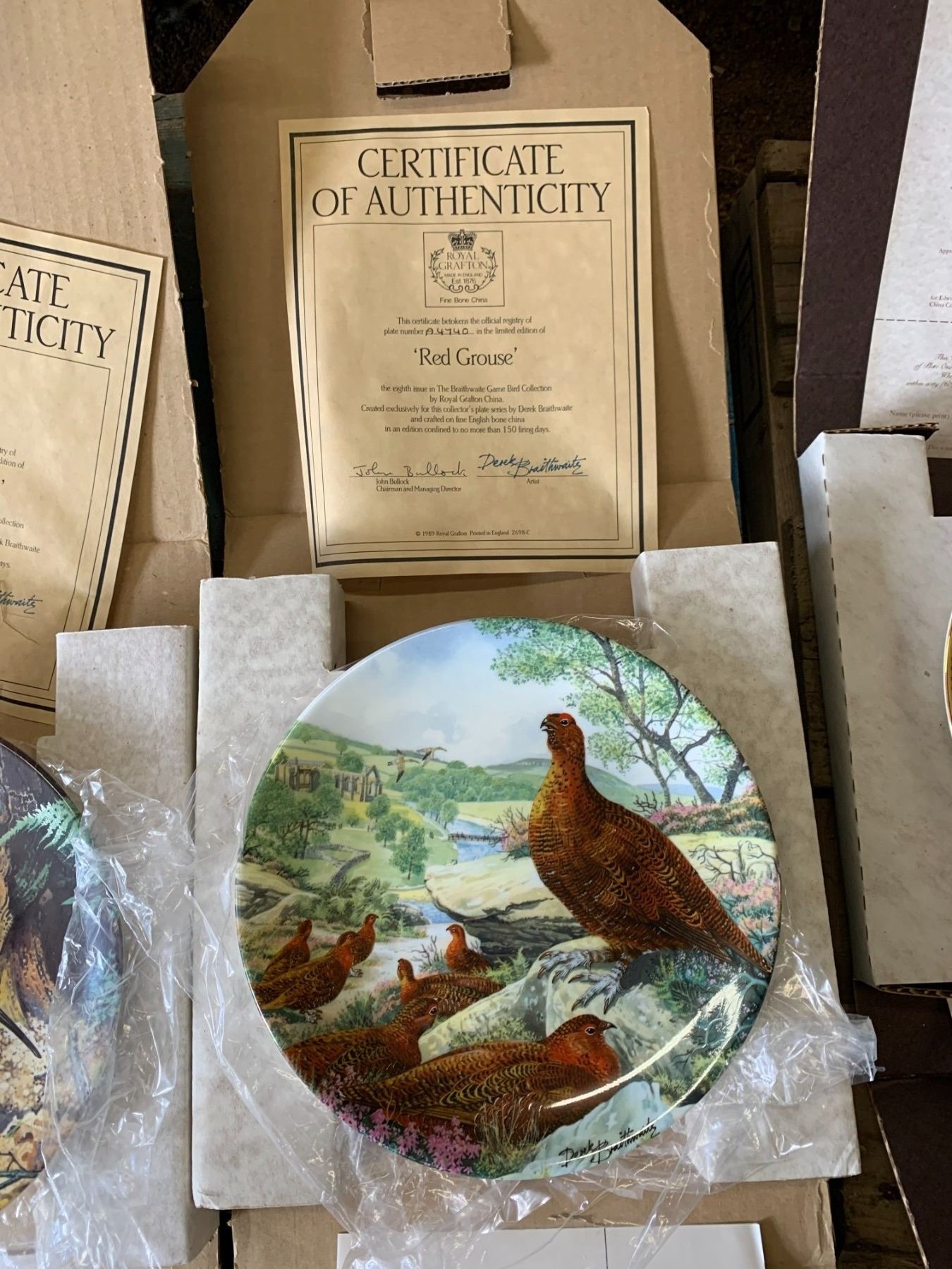 FINE CHINA COLLECTIBLE ART PLATES (5) Schmalz Auctions