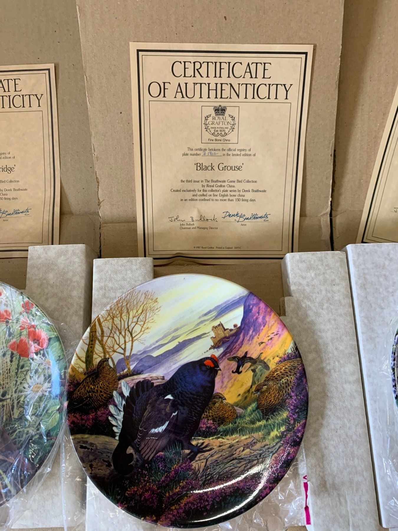 FINE CHINA COLLECTIBLE ART PLATES (5) Schmalz Auctions