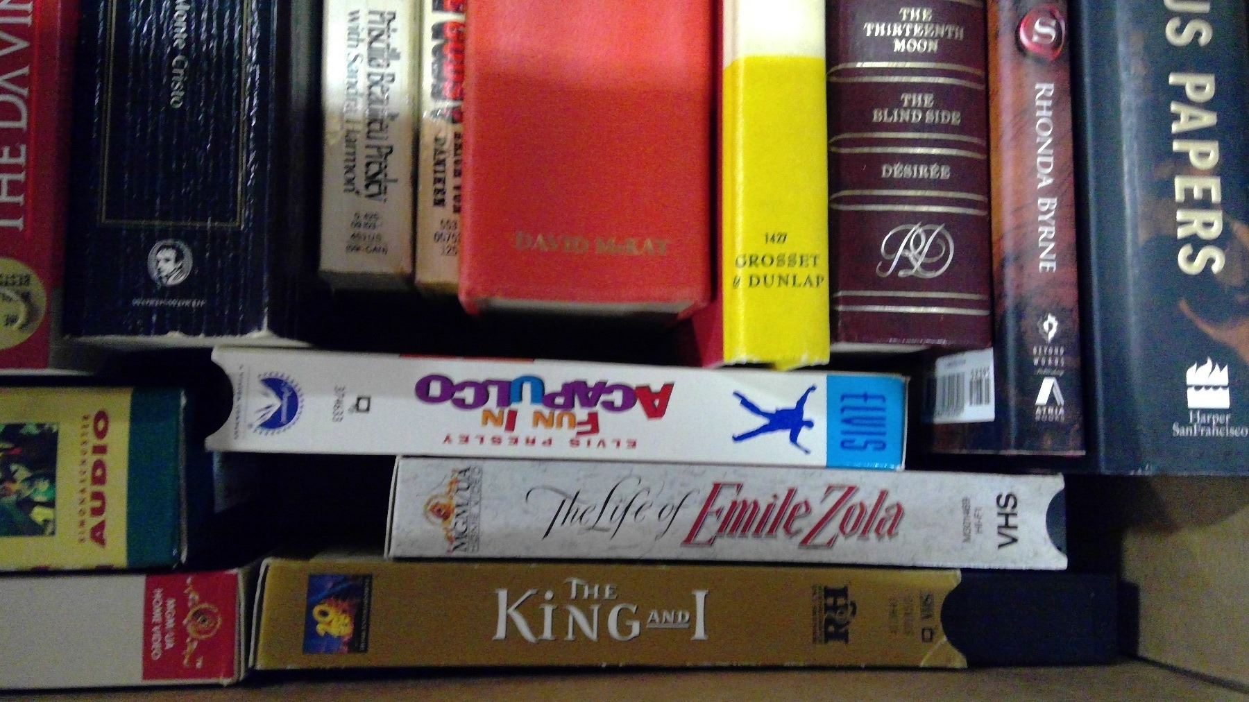 BOOKS AND VHS TAPES