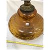 Image 2 : ART DECO AMBER LAMP - 16" ACROSS