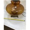 Image 4 : ART DECO AMBER LAMP - 16" ACROSS