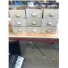 Image 1 : 9 PRIMITIVE DRAWERS C/W CUP HANDLES (51/2" X 10") FRONTS) - RIGHT OUT OF THE SHOP