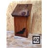 Image 1 : WOODEN BAT HOUSE.