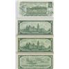 Image 2 : FOUR BANK OF CANADA ONE DOLLAR BILLS