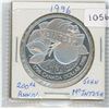 Image 1 : 1996 CANADA SILVER DOLLAR - 200TH ANNIVERSARY JOHN MCINTOSH - .75 TR OZ