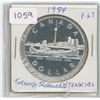 Image 1 : 1984 CANADA SILVER DOLLAR - TORONTO SESQUICENTENNIAL - .375 TROY OZ SILVER