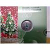 Image 2 : 2007 SEVEN COIN UNCIRCULATED SET WITH .25 CENT COLOURED CHRISTMAS TREE