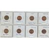 Image 1 : EIGHT CANADIAN ONE CENT ERROR COINS