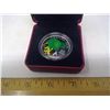 Image 2 : 2010 - $20.00 FINE SILVER COIN - MAPLE LEAF WITH CRYSTAL RAINDROP