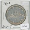 Image 1 : 1947 BLUNT "7" CANADA SILVER DOLLAR