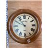Image 1 : BULORA QUARTZ VINTAGE WOODEN WALL CLOCK - BATTERY POWERED