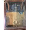 Image 2 : ANTIQUE SC U.S.A. WOODEN CLOCK W/ PENDULUM