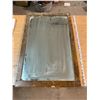 Image 1 : ANTIQUE WOODEN FRAMED MIRROR - 31" X 20"