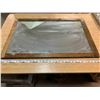 Image 3 : ANTIQUE WOODEN FRAMED MIRROR - 31" X 20"