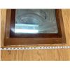 Image 2 : ANTIQUE WOODEN FRAMED MIRROR - 31" X 20"