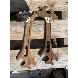 2 VINTAGE EMERSON WRENCHES