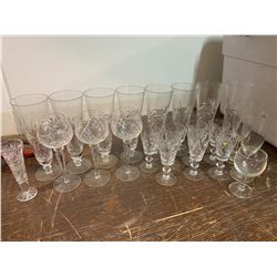 WINE AND CHAMPAGNE GLASSES