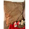 Image 7 : CHRISTMAS ITEMS, PILLOWS, AND CHAIR CUSHION