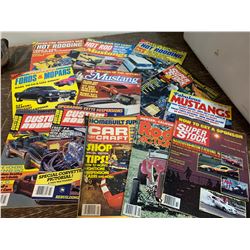 HOT ROD MAGAZINES 70'S - 80'S