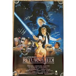 Signed The Return Of The Jedi Movie Poster