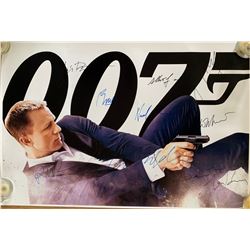 Signed 007 Movie Poster