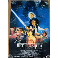Signed The Return Of The Jedi Movie Poster