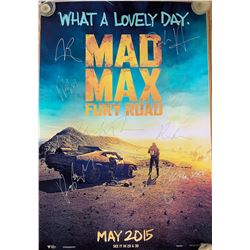 Signed Mad Max Fury Road Movie Poster