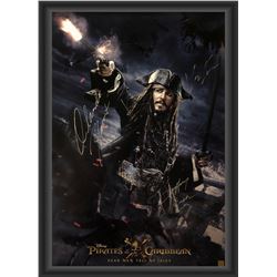 Signed Pirates of the Caribbean: Dead Men Tell No Tales Movie Poster