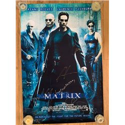 Signed The Matrix Movie Poster