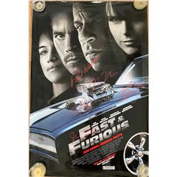 Signed Fast & Furious Movie Poster