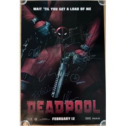 Signed Deadpool Movie Poster