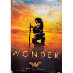 Signed Wonder Woman Movie Poster