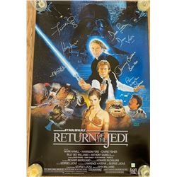 Signed The Return Of The Jedi Movie Poster