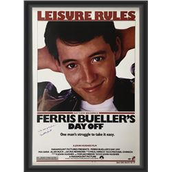 Signed Ferris Bueller's Day Off Movie Poster
