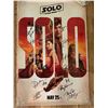 Image 1 : Signed Solo: A Star Wars Story Movie Poster