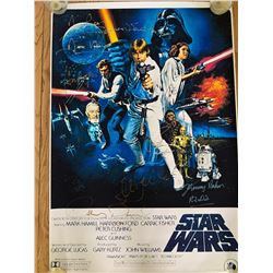 Signed Star Wars Movie Poster