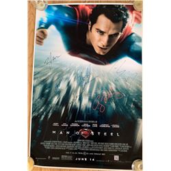 Signed Man of Steel Movie Poster