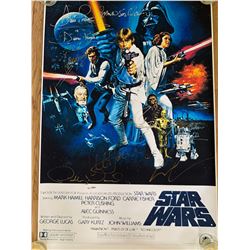 Signed Star Wars Movie Poster