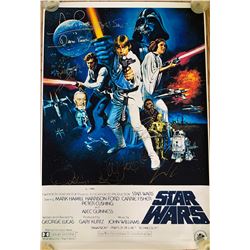 Signed Star Wars Movie Poster